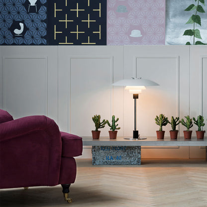 PH 4/3 Table Lamp in living room.