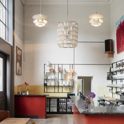 PH 5-4½ Pendant Light in restaurant.