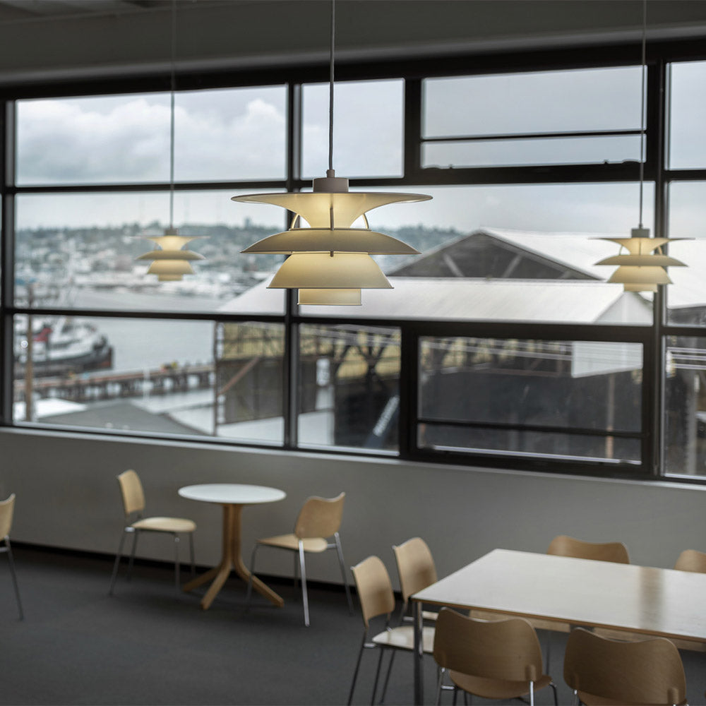 PH 5-4½ Pendant Light in restaurant.