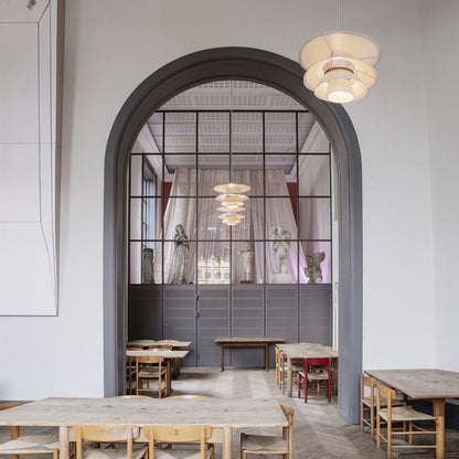 PH 5-4½ Pendant Light in restaurant.