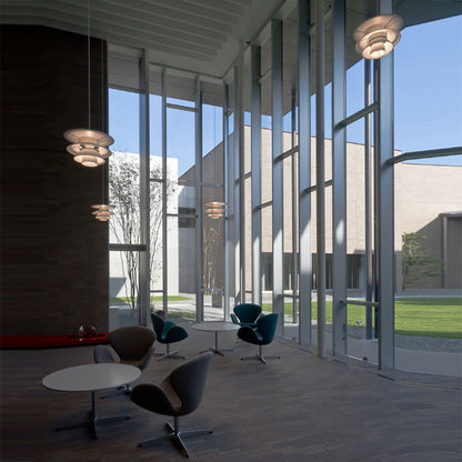 PH 5-4½ Pendant Light in lobby.