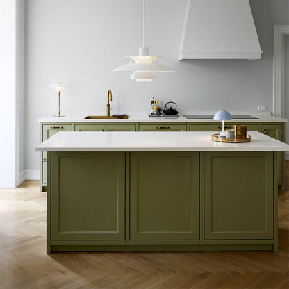 PH 5 Pendant Light in living room.