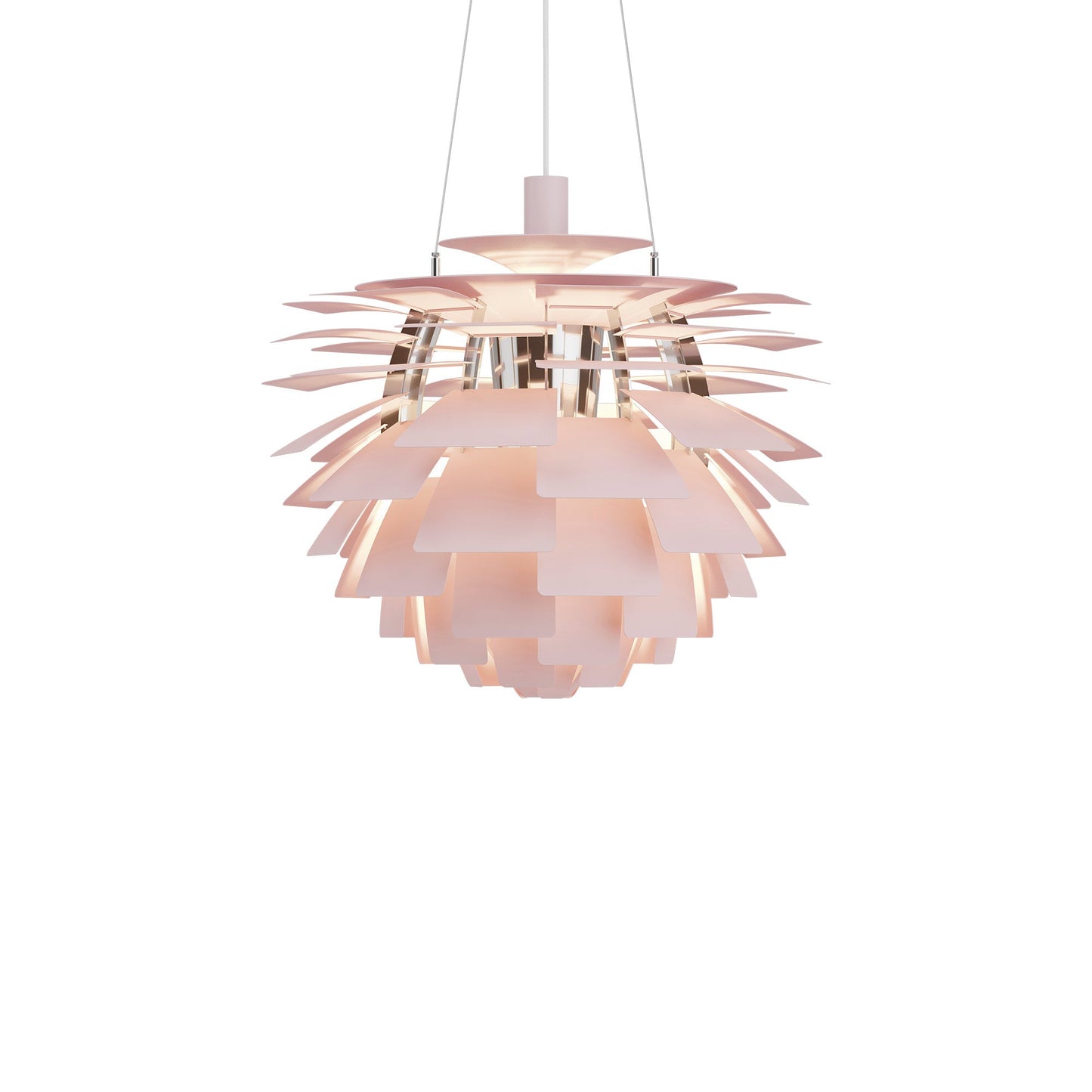 PH Artichoke Pendant Light in Pale Rose (23.6-Inch).