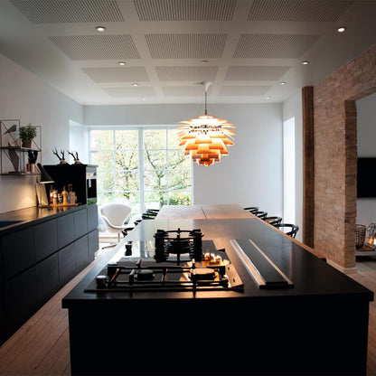 PH Artichoke Pendant Light in kitchen.