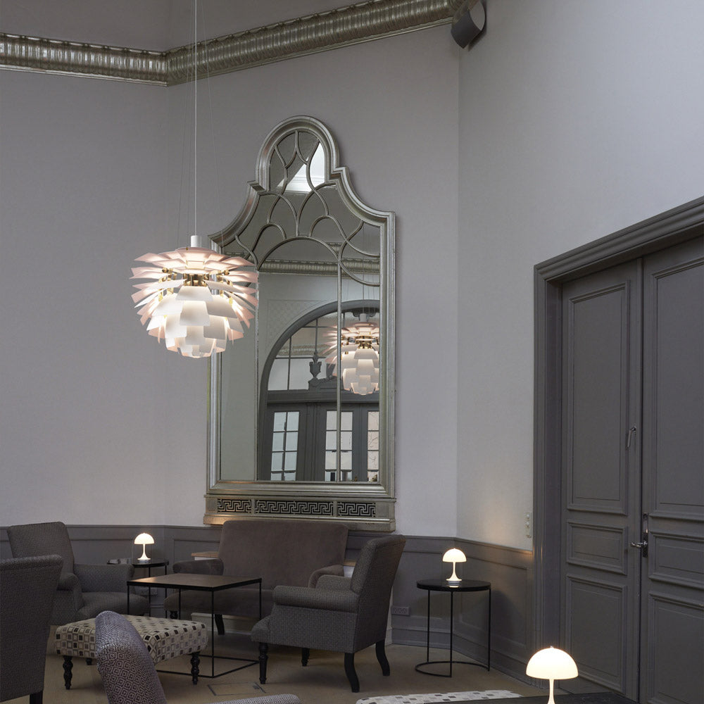 PH Artichoke Pendant Light in restaurant.