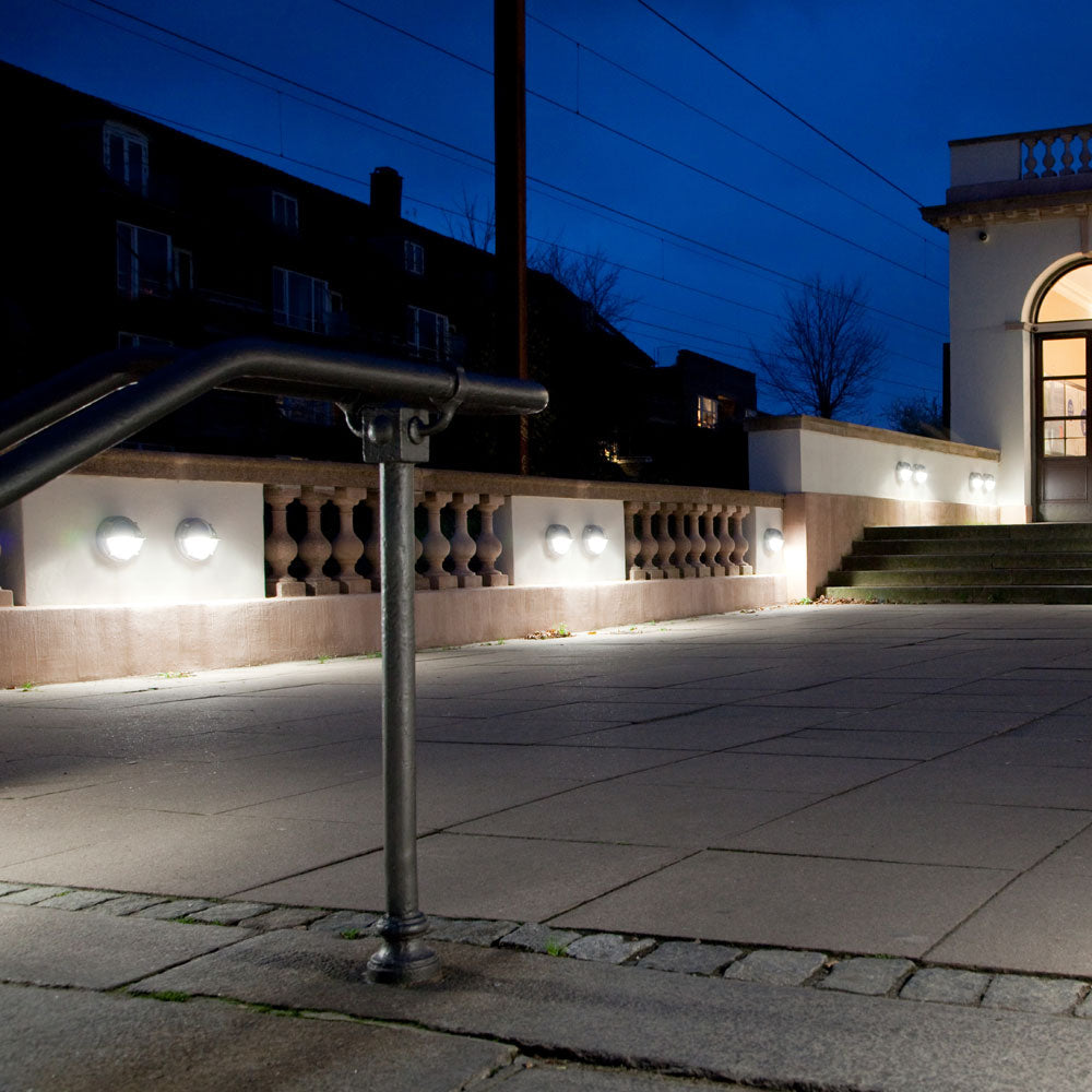 Skot LED Wall Light in Outside Area.