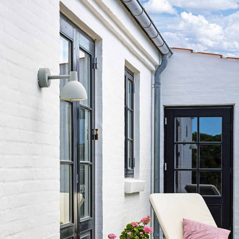 Toldbod Wall Light in Outside Area.