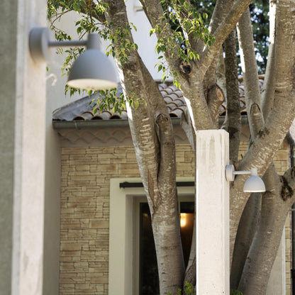 Toldbod Wall Light in Outside Area.