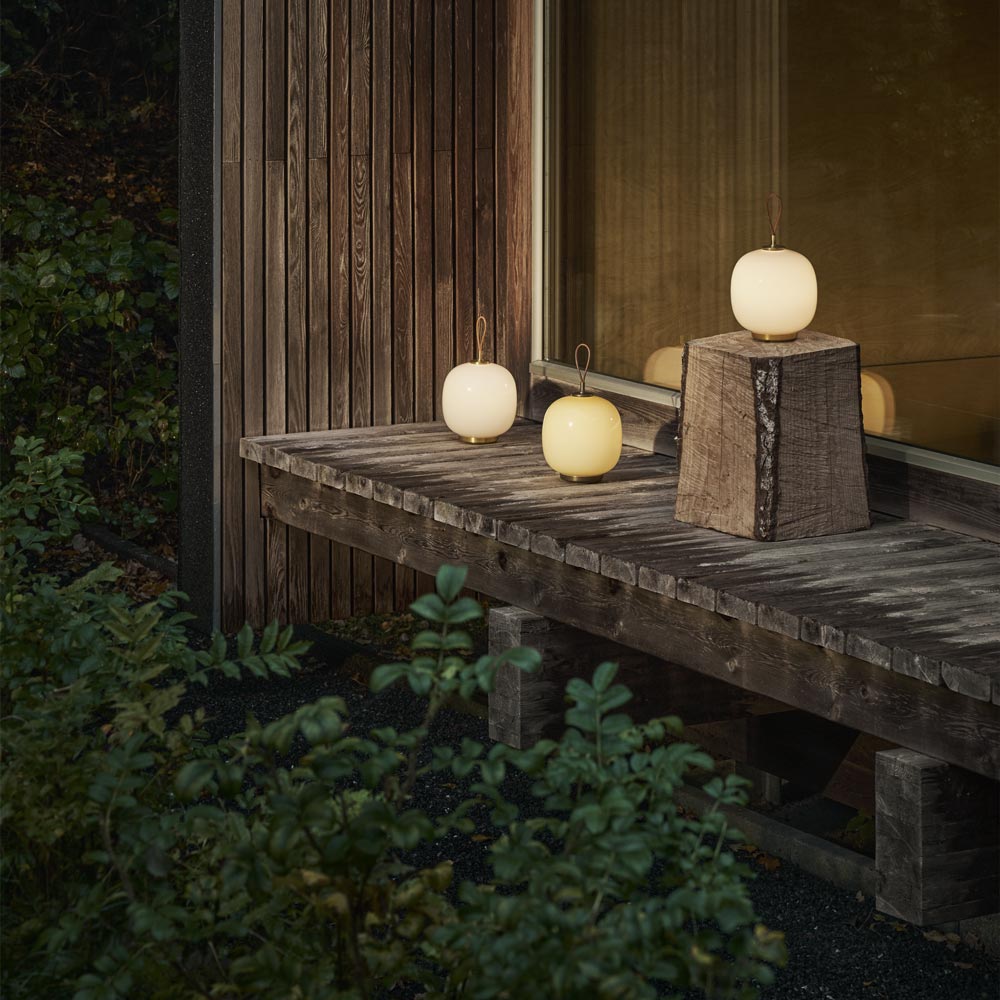 VL 45 Radiohus LED Table Lamp in porch.