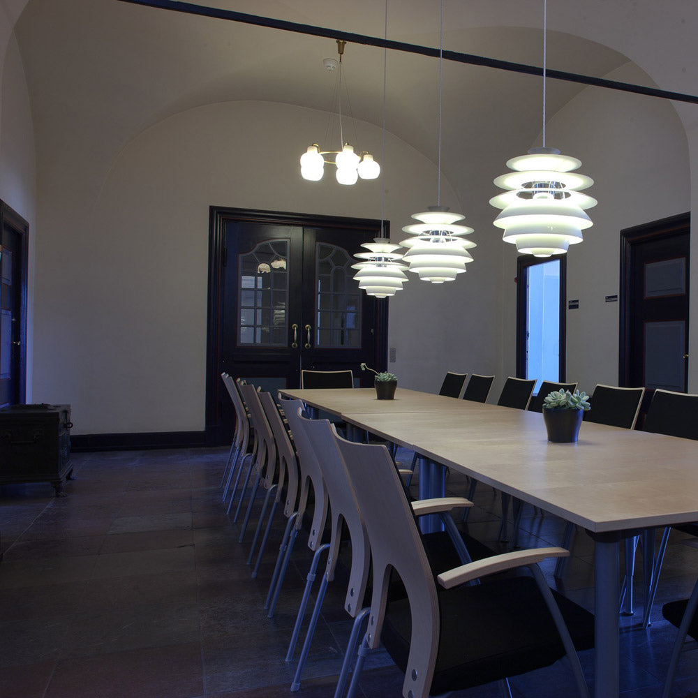 VL Crown Chandelier in Dining Room.