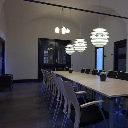 VL Crown Chandelier in Dining Room.