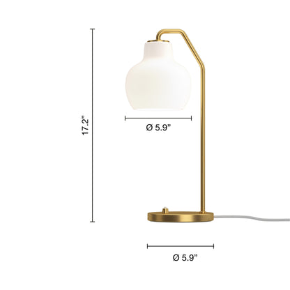 VL Ring Crown Table Lamp - line drawing.