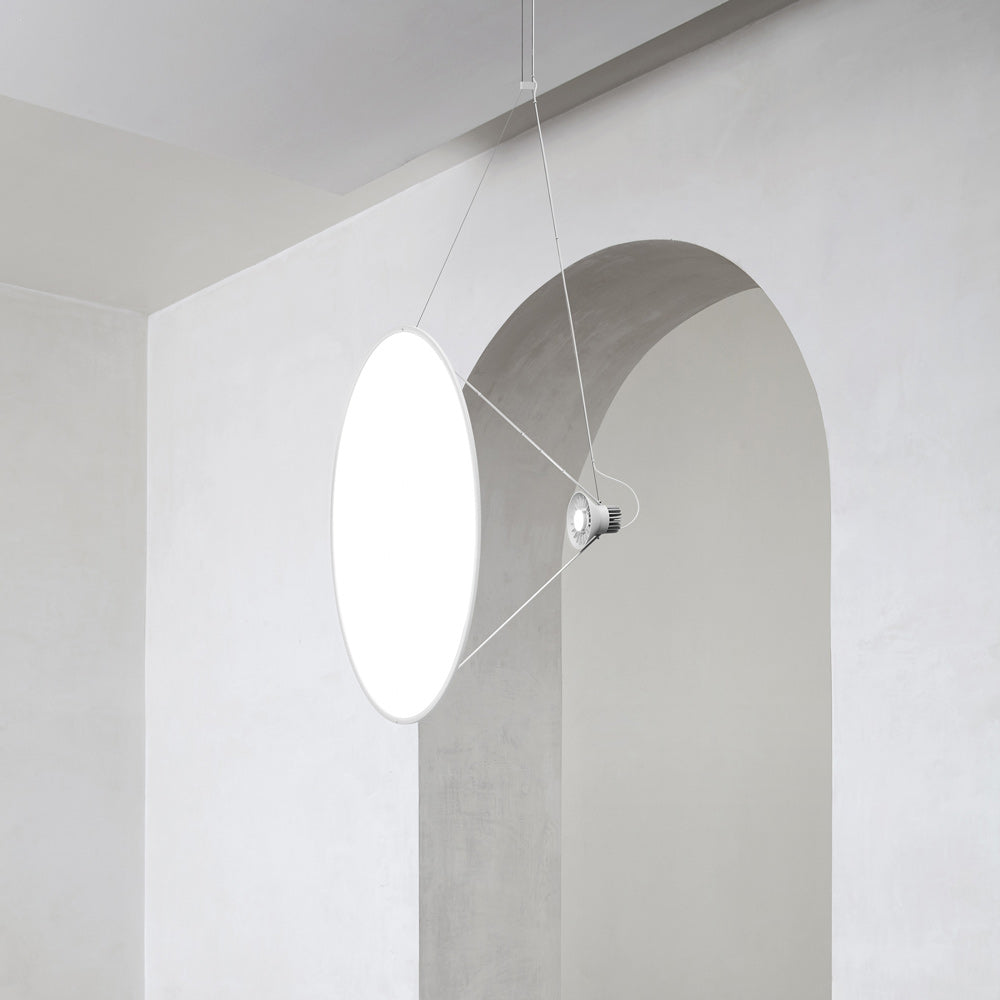 Amisol LED Pendant Light in living room.