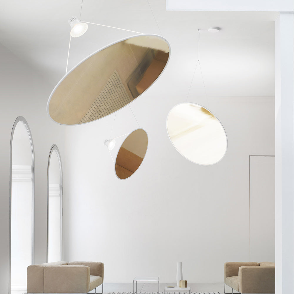 Amisol LED Pendant Light in living room.