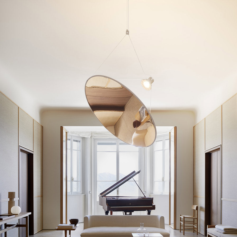 Amisol LED Pendant Light in living room.