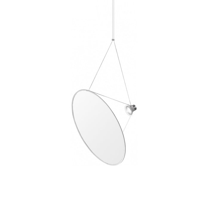 Amisol LED Pendant Light in Opal (Small).