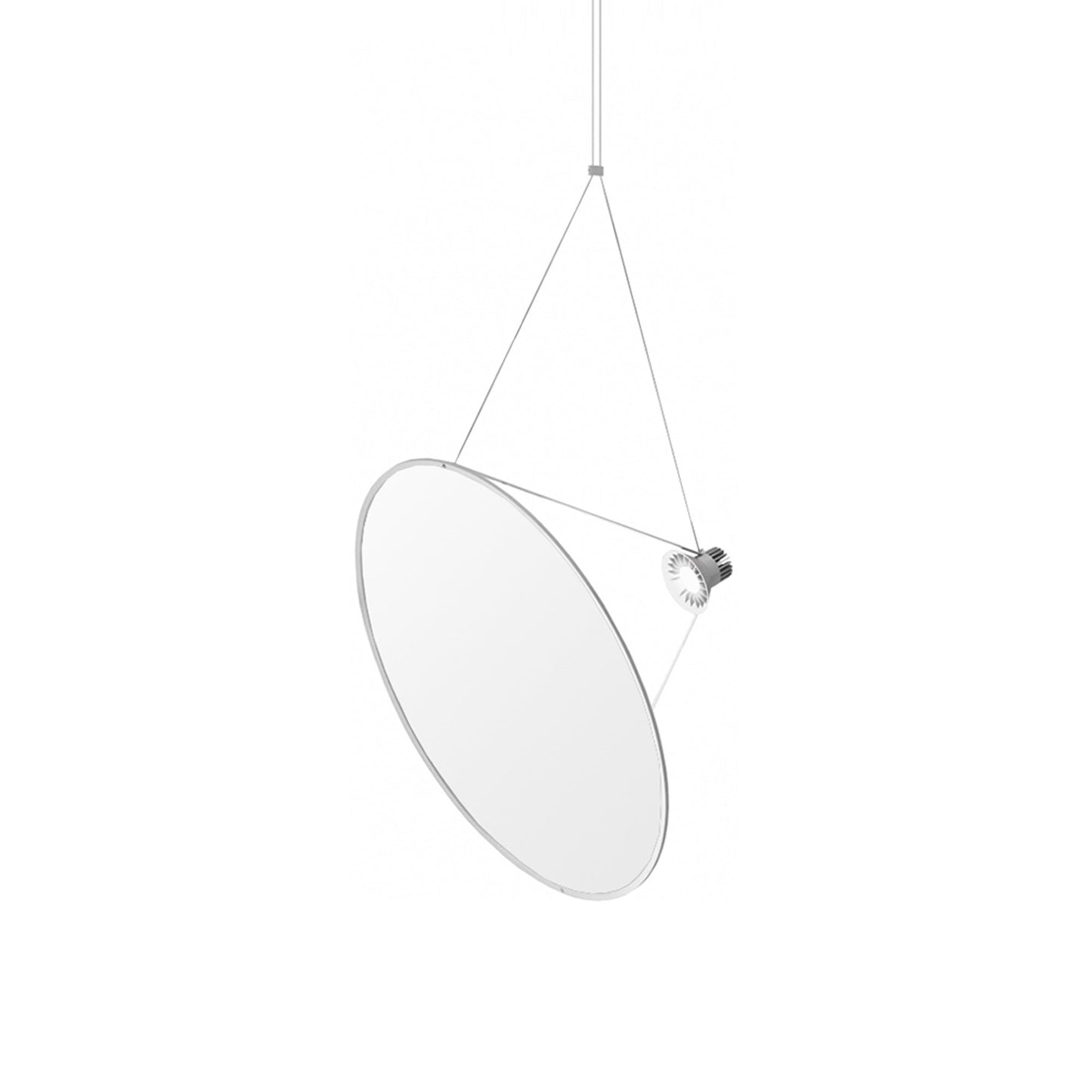 Amisol LED Pendant Light in Opal (Large).