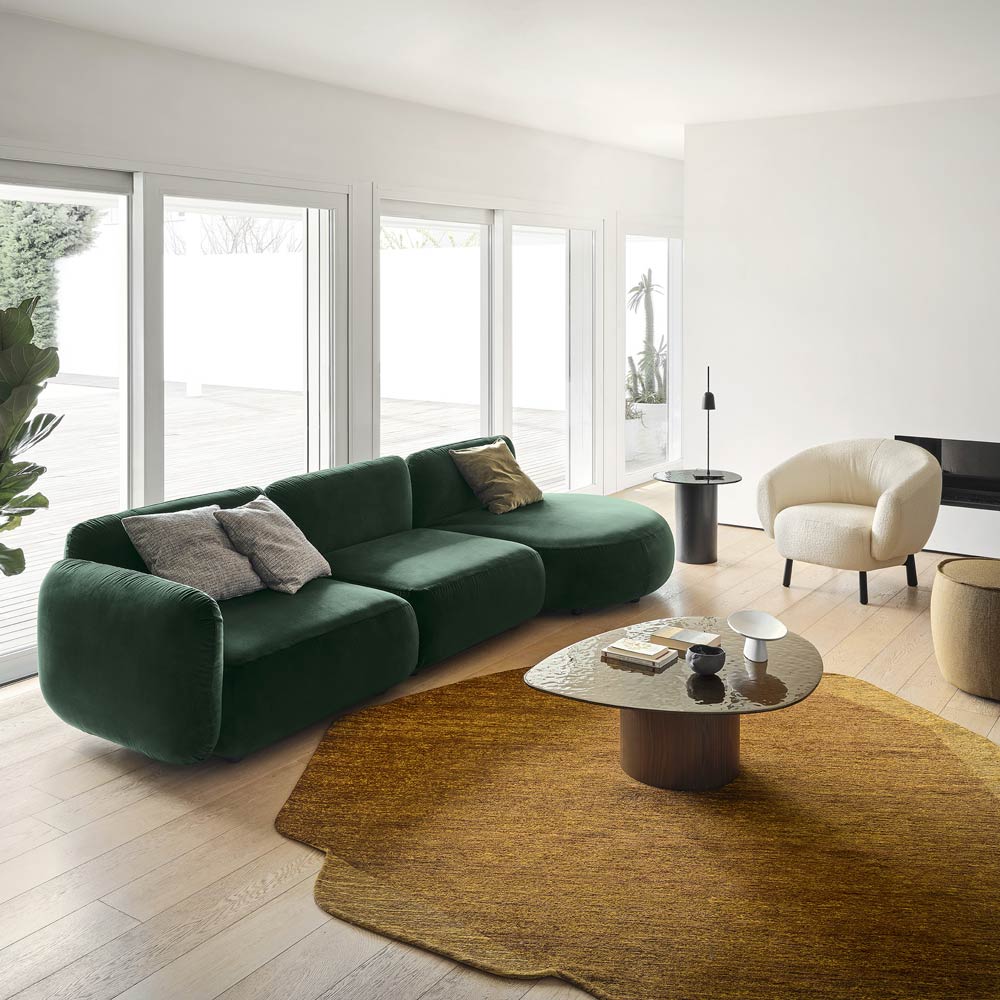 Ascent LED Table Lamp in living room.