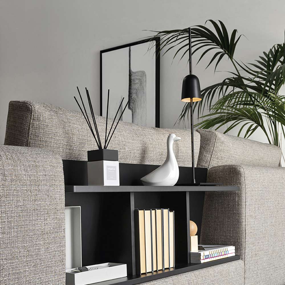 Ascent LED Table Lamp in living room.