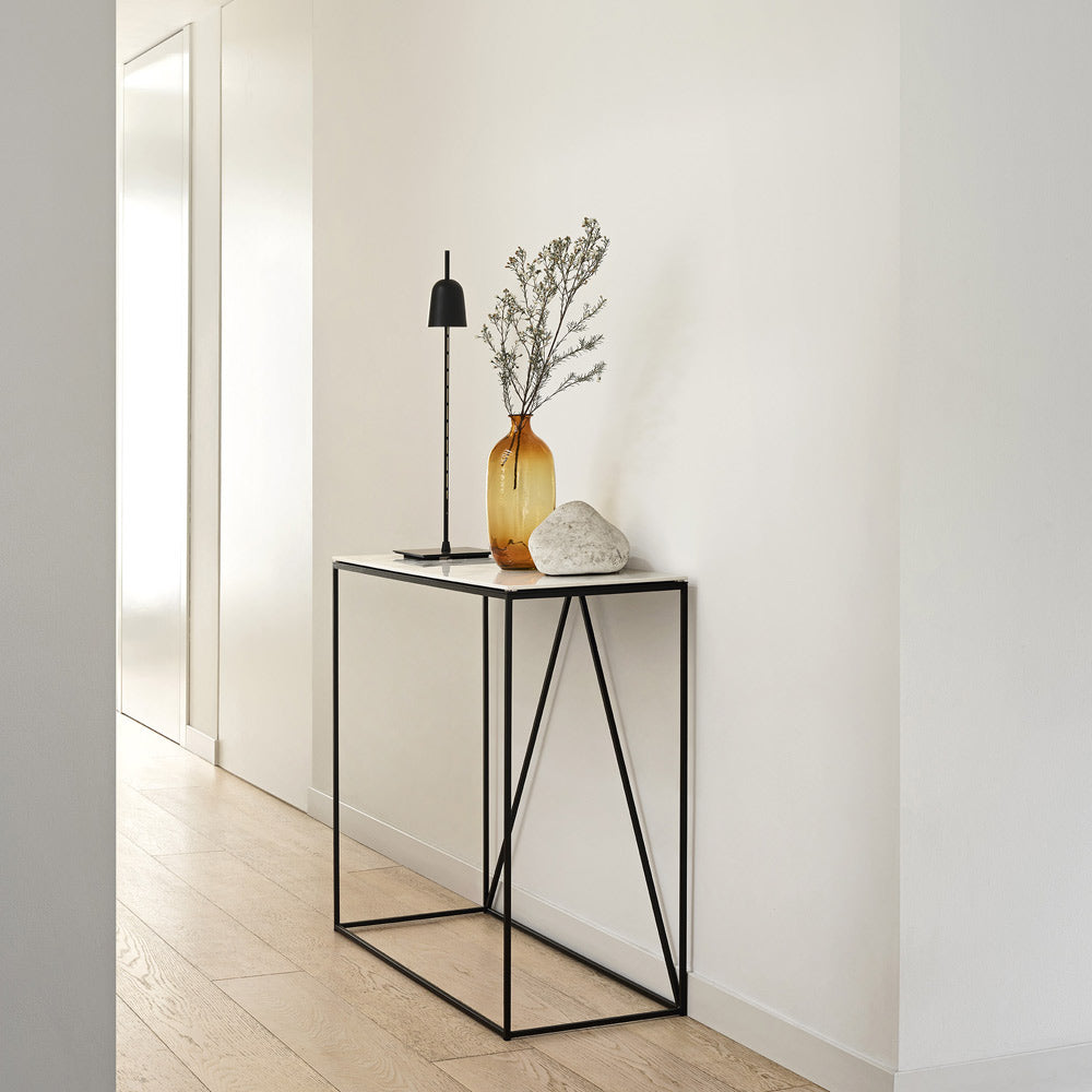 Ascent LED Table Lamp in living room.