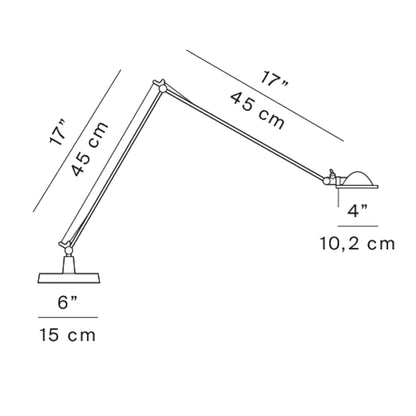 Berenice Table Lamp - line drawing.