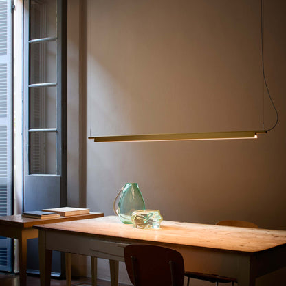 Compendium LED Linear Suspension Light in office.