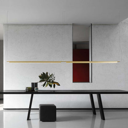 Compendium LED Pendant Light in living room.