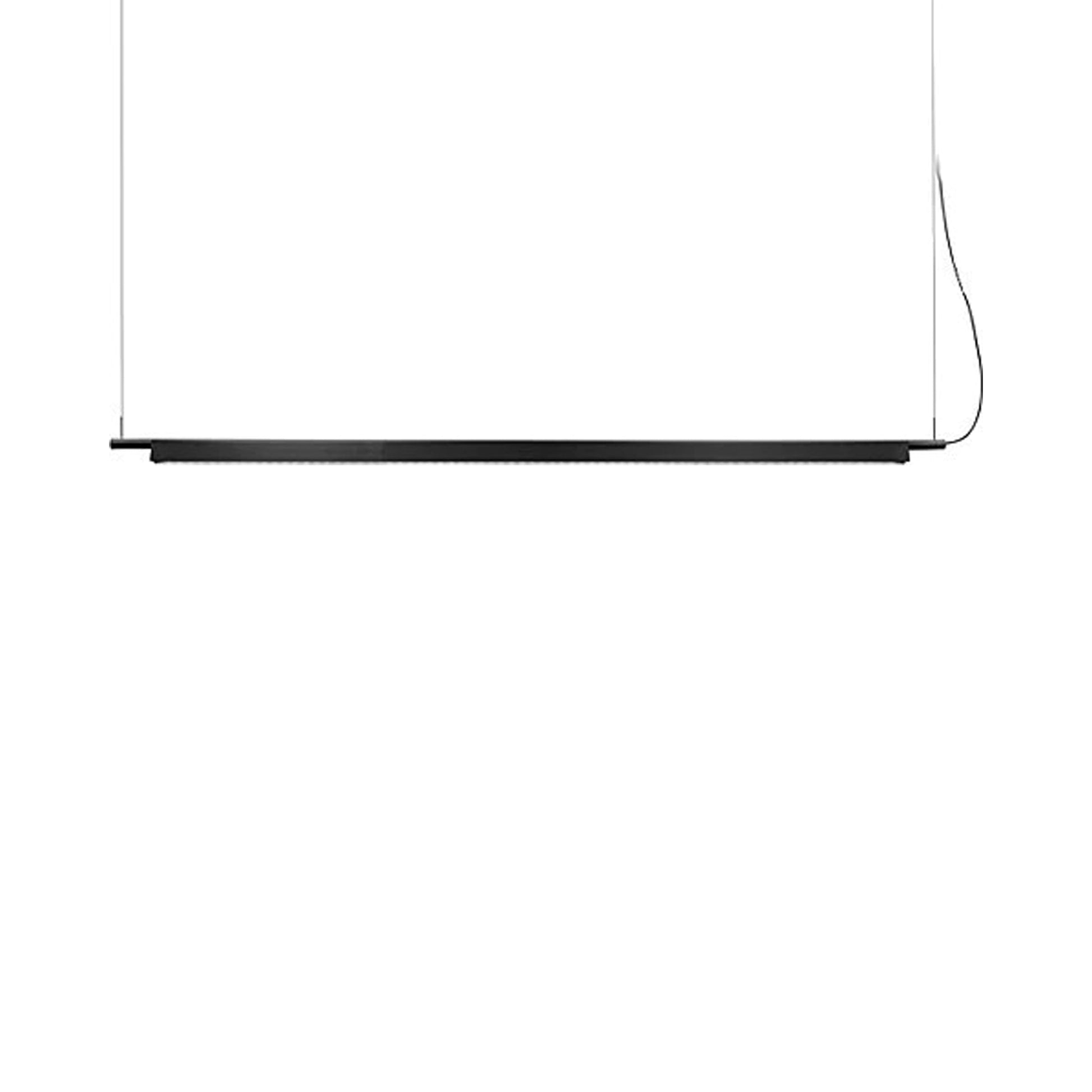 Compendium LED Linear Suspension Light in Black.
