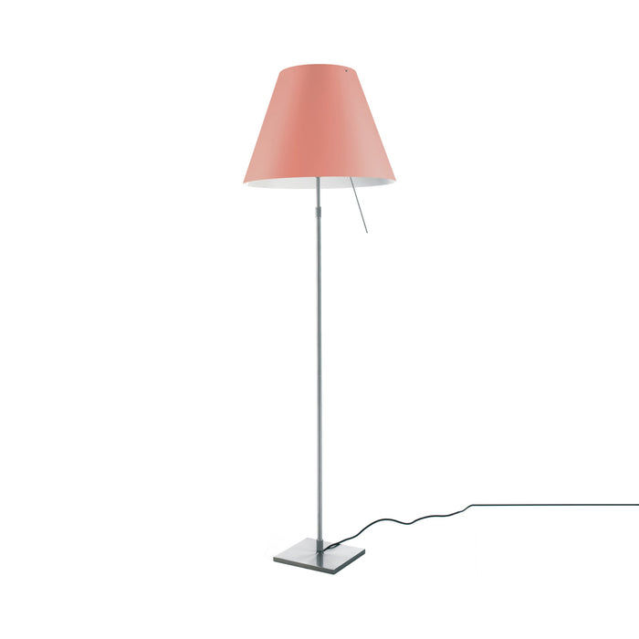 Costanza Floor Lamp in Alu/Edgy Pink.