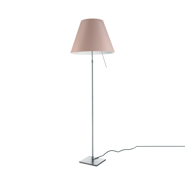 Costanza Floor Lamp in Alu/Soft Skin.