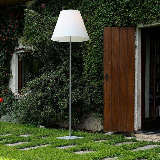 Costanza Outdoor Open Air Floor Lamp in Outside Area.