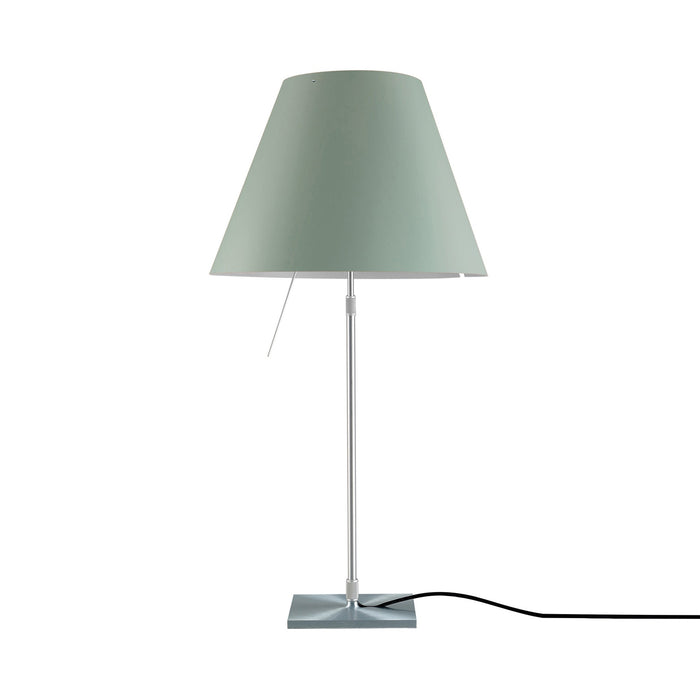 Costanza Table Lamp in Alu/Comfort Green.