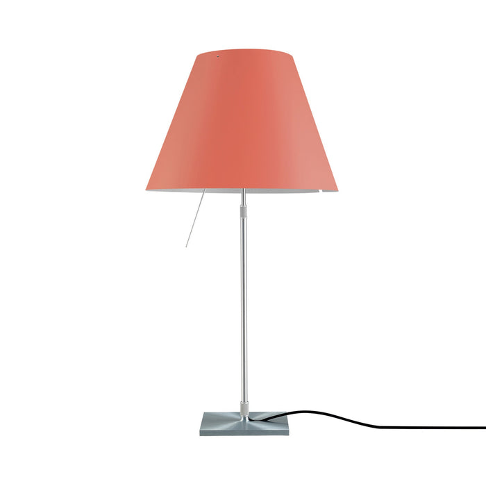 Costanza Table Lamp in Alu/Edgy Pink.