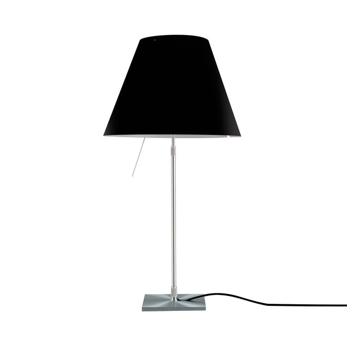 Costanza Table Lamp in Alu/Liquorice Black.
