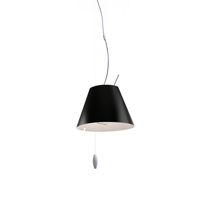 Costanzina Pendant Light in Liquorice Black.