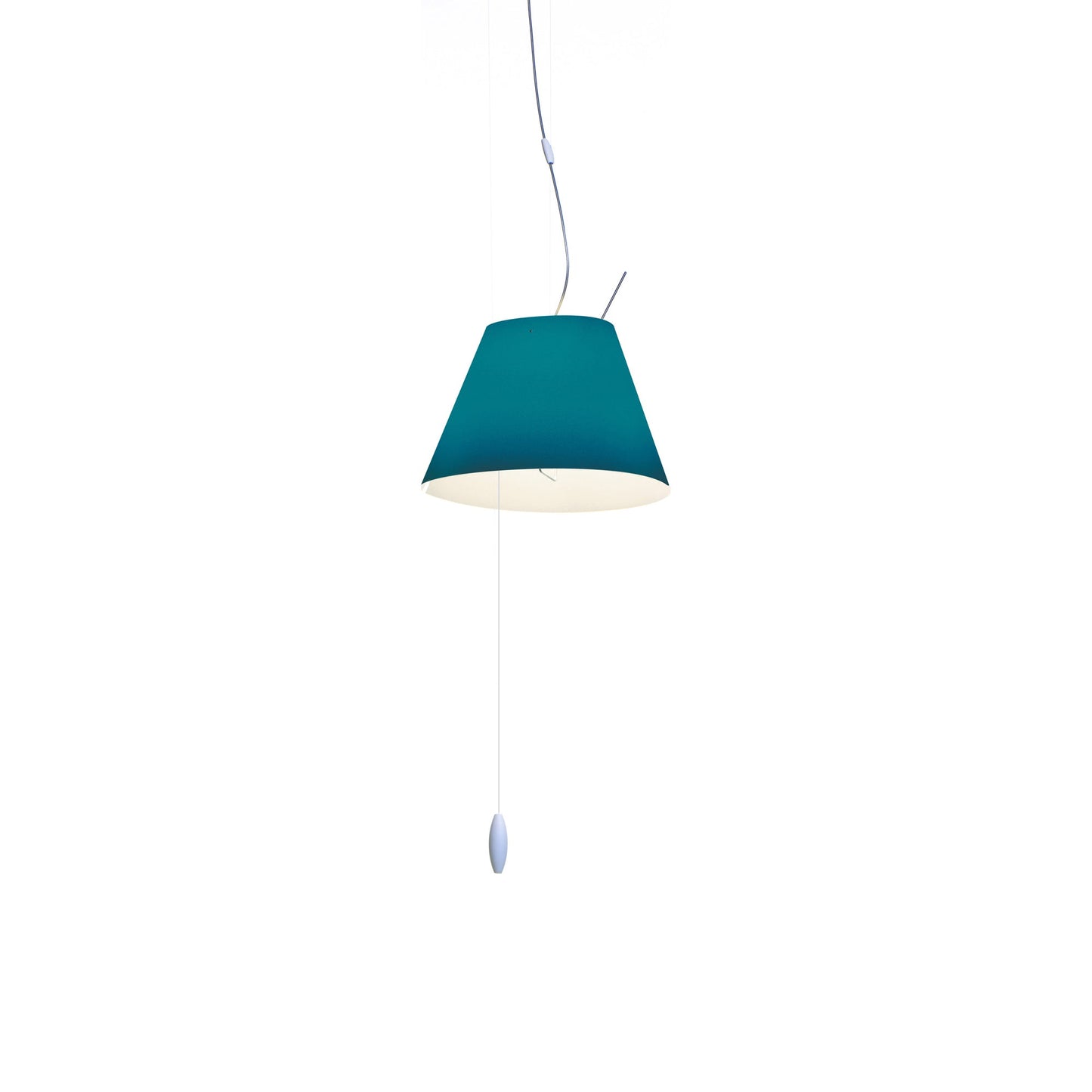 Costanzina Pendant Light in Petroleum Blue.