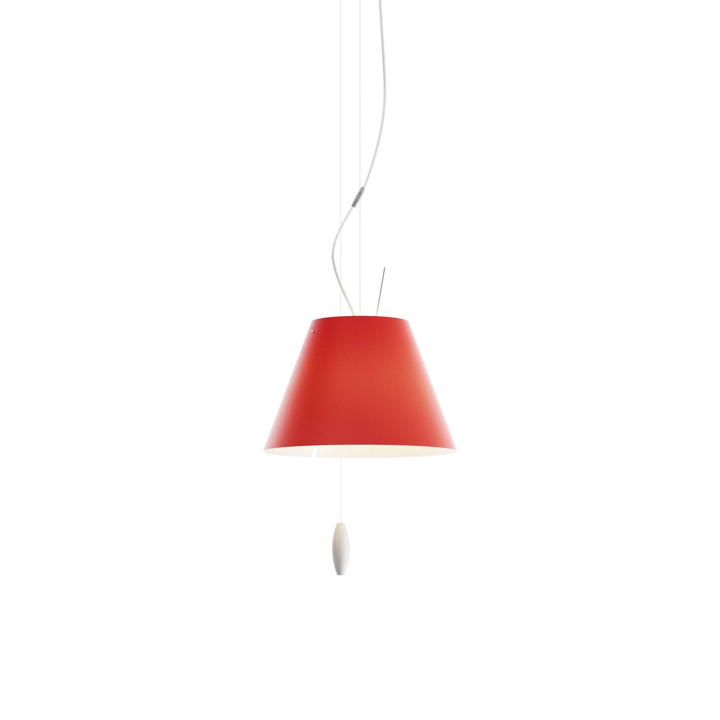 Costanzina Pendant Light in Primary Red.