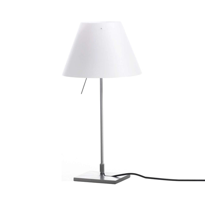 Costanzina Table Lamp in Alu/White.