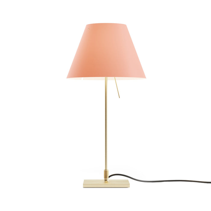 Costanzina Table Lamp in Brass/Edgy Pink.
