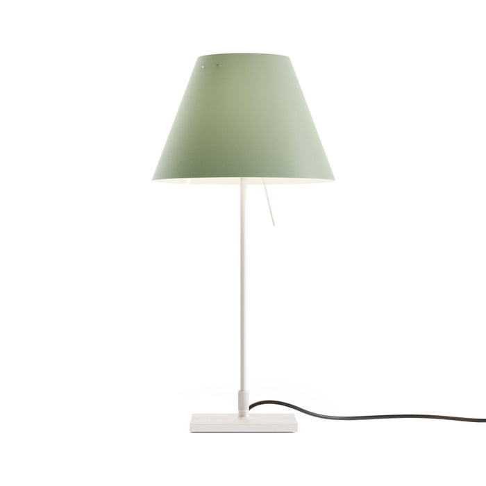 Costanzina Table Lamp in Off-white/Comfort Green.