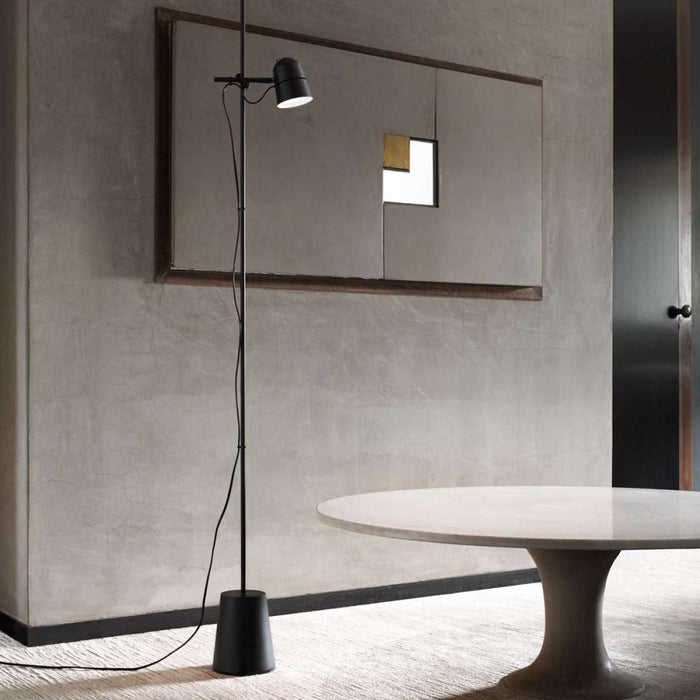 Counterbalance LED Floor Lamp in living room.