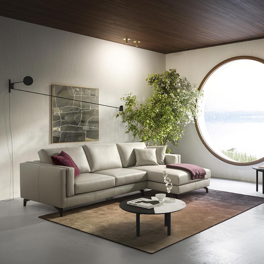 Counterbalance LED Wall Light in living room.