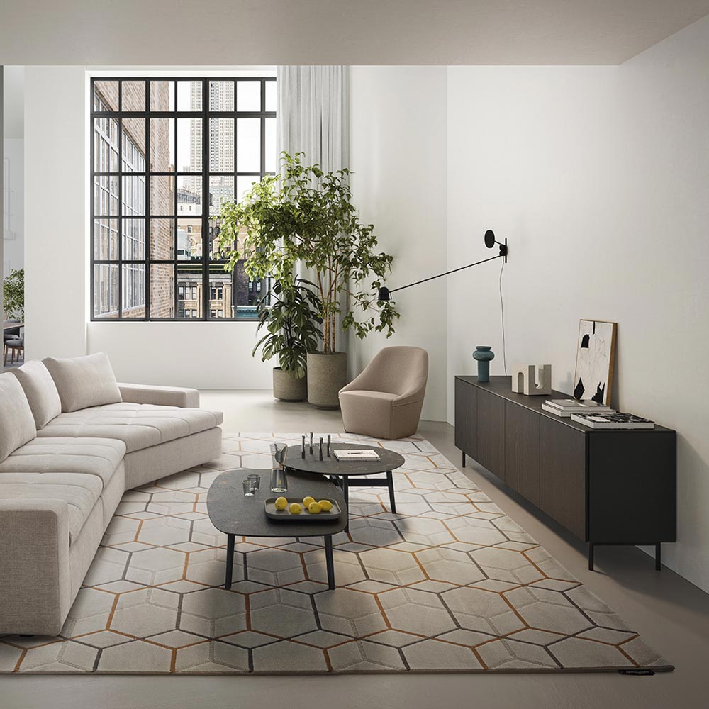 Counterbalance LED Wall Light in living room.