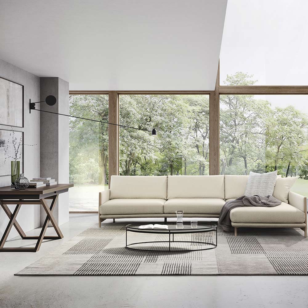 Counterbalance LED Wall Light in living room.