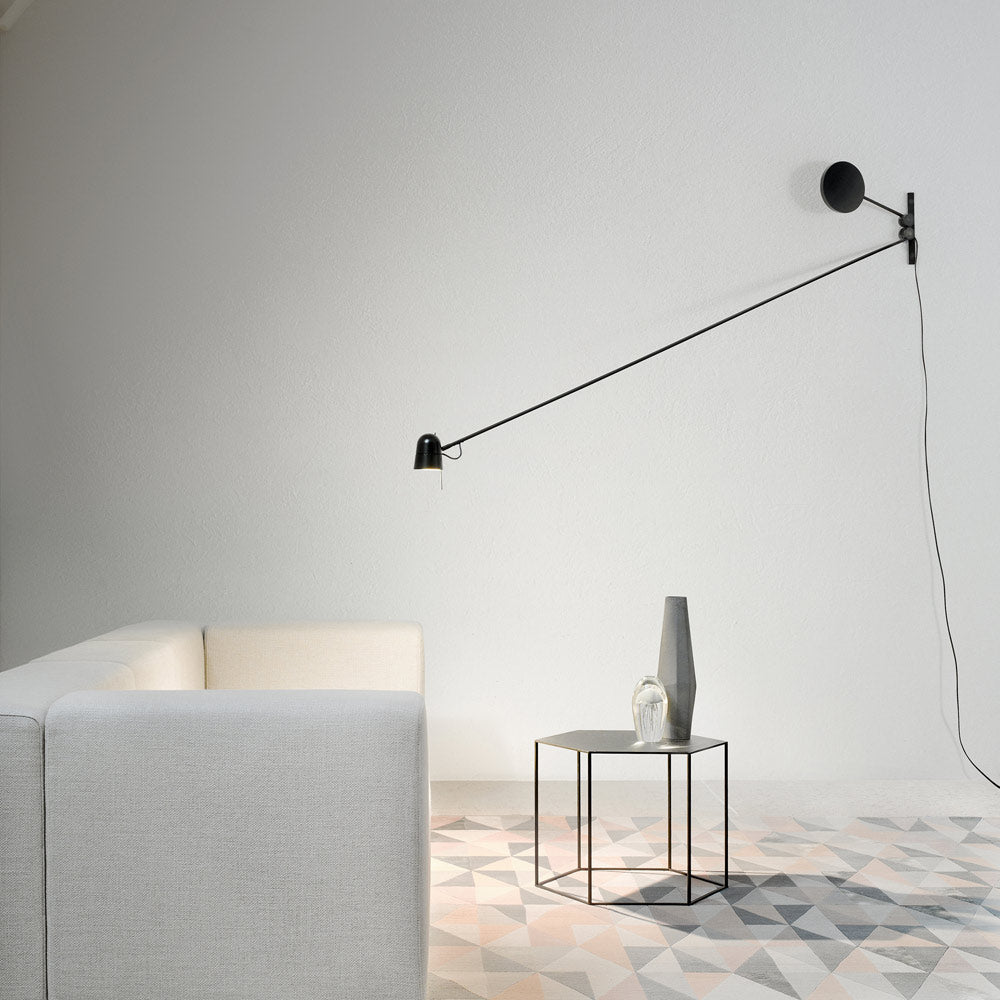 Counterbalance LED Wall Light in living room.