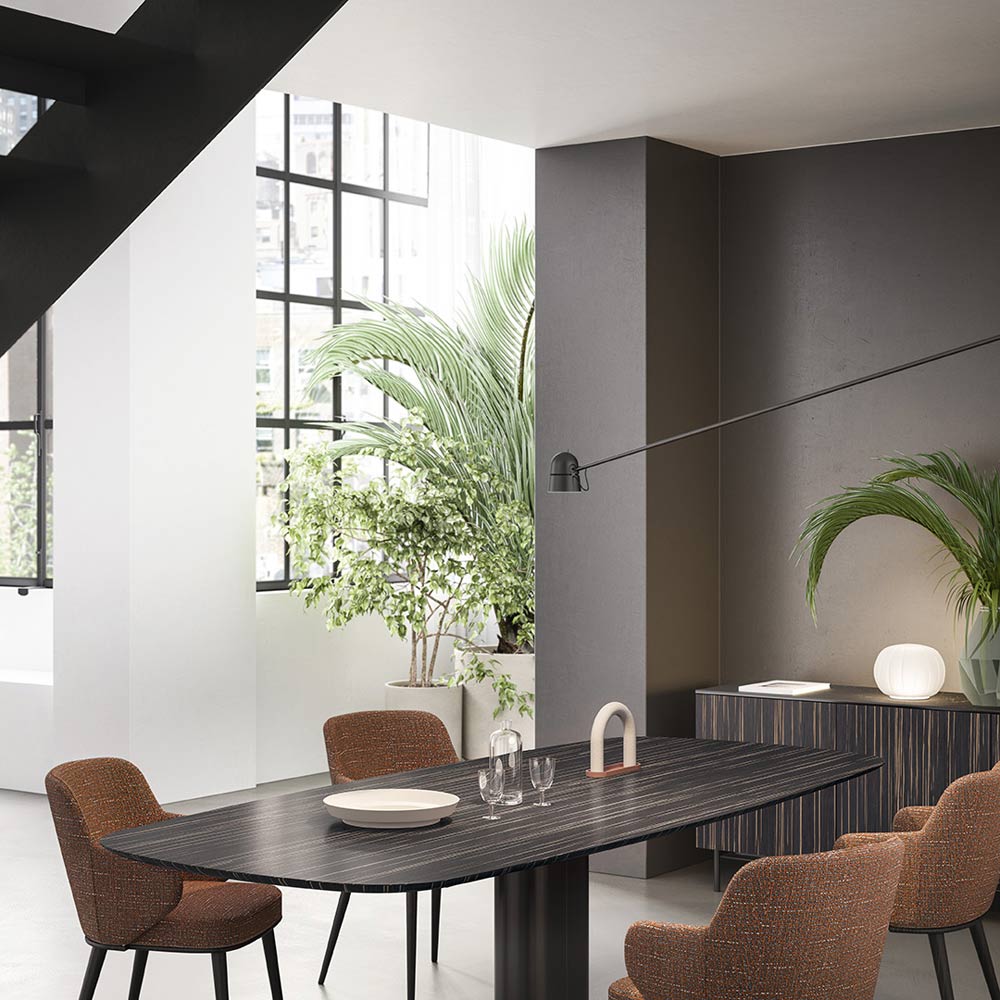 Counterbalance LED Wall Light in living room.