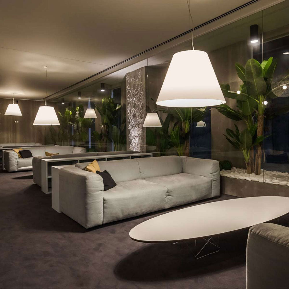 Grande Costanza Pendant Light in living room.