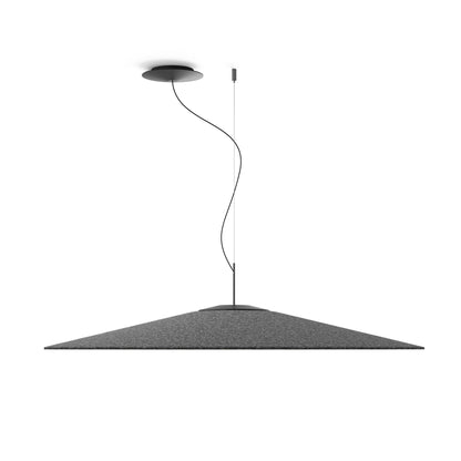 Koinè Acoustic LED Pendant Light in Anthracite (Large).