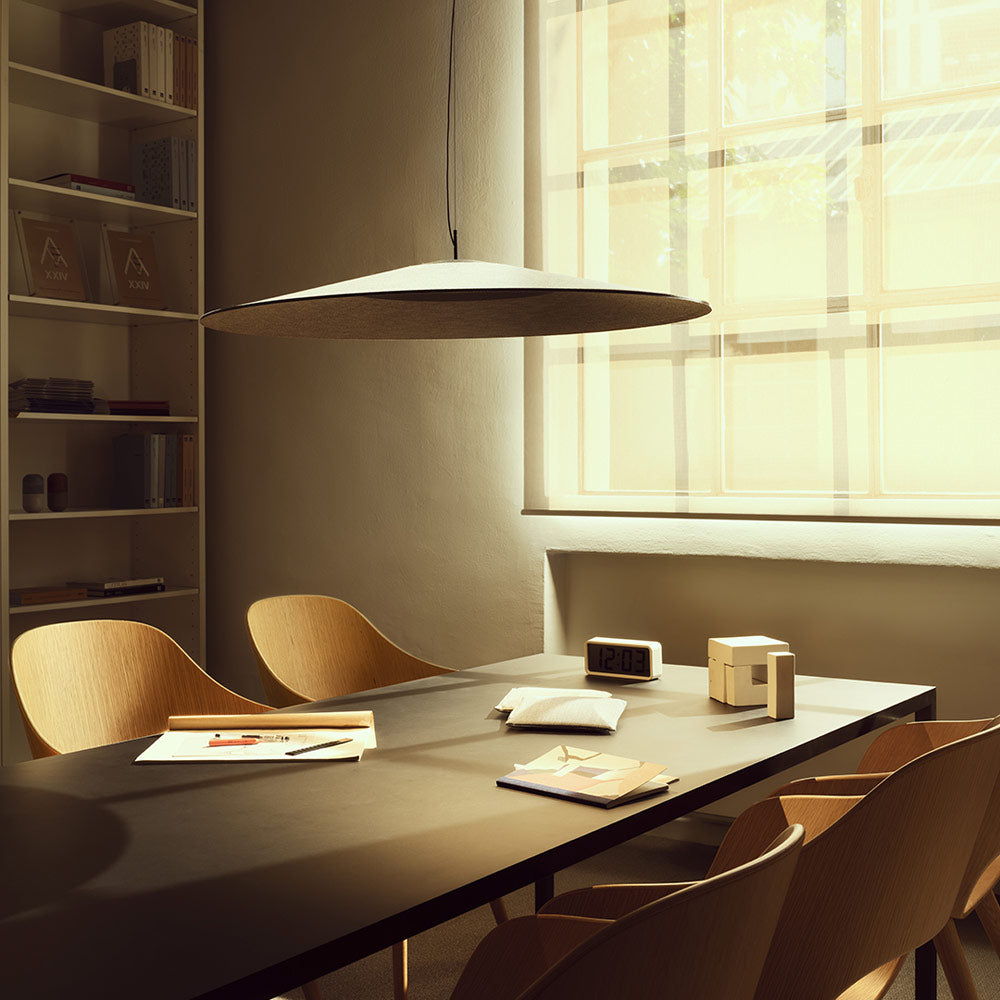 Koinè Acoustic LED Pendant Light in office.