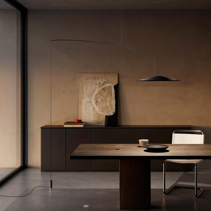Koine LED Floor Lamp in living room.